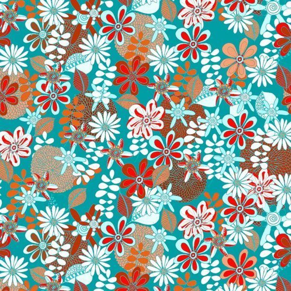 Motif Décoration Collection All Bouquet n°1 Tissus Floral Multicolore by Zéphyr and Co