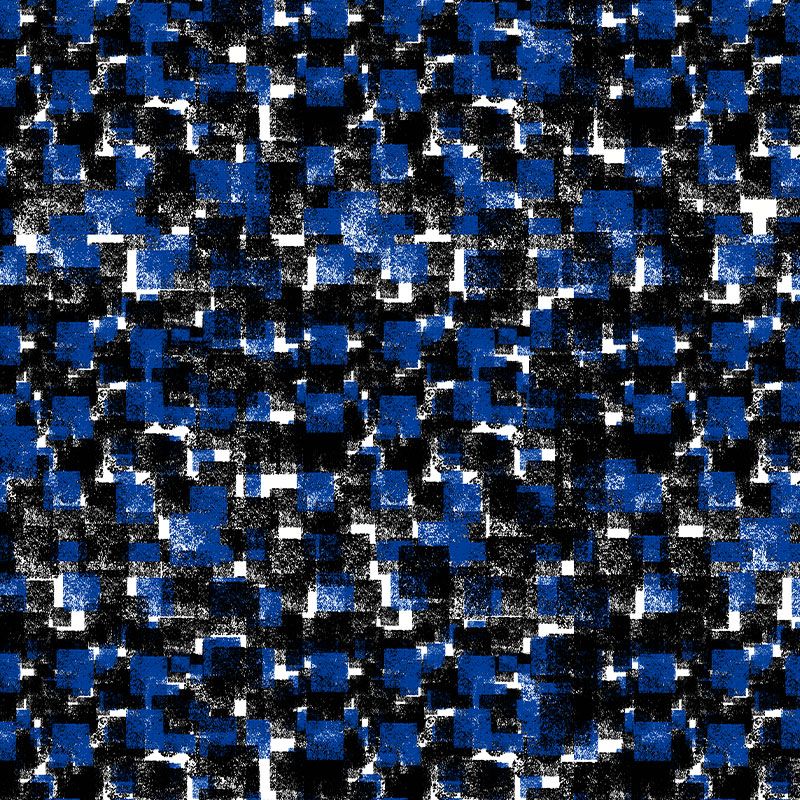 Motif Décoration Collection 212 Caror n°3 Tissus Graphique Bleu by Zéphyr and Co