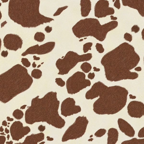 Motif Décoration Collection 212 Vache n°1 Tissus Vache Poils Marron Beige by Zéphyr and Co