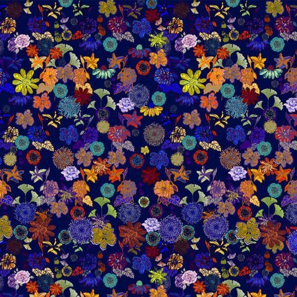 Motif Décoration Collection 212 Brassée n°4 Tissus Floral Multicolore by Zéphyr and Co