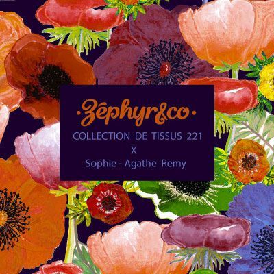 Catalogue d'édition de tissus Zéphyr and Co - Collection 221