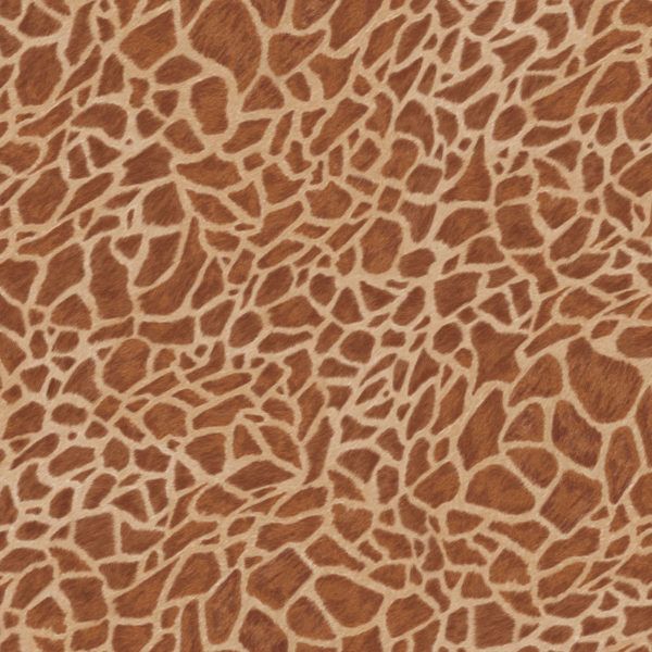 Motif Décoration Collection 221 Girafe Tissus Girafe Poils Marron by Zéphyr and Co