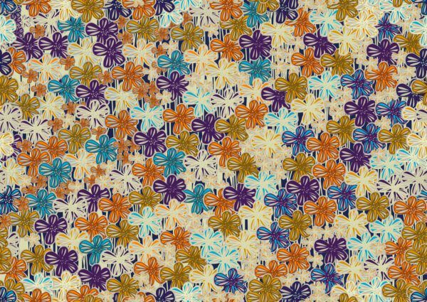 Motif Décoration Collection 232 Nuee de Nenuphars n°2 Tissus Floral  Multicolore  by Zéphyr and Co