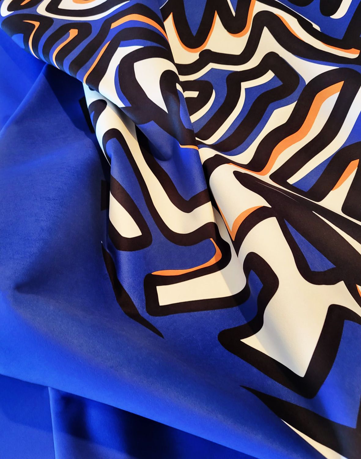 textile seventise bleu et uni coordonne francais par zephyr and co