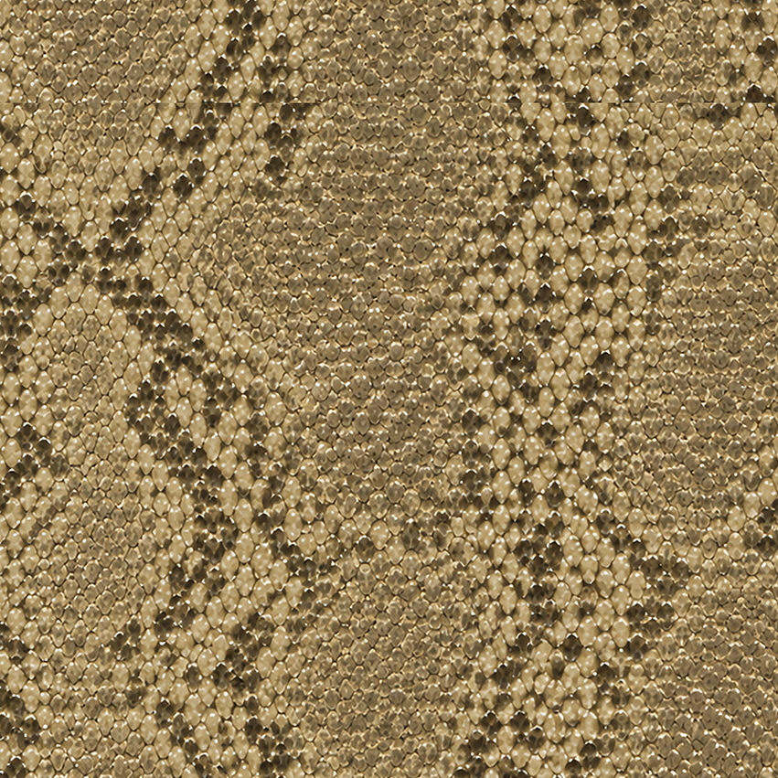 motif-tissu-serpent-collection 262-zephyr-and-co Motif Décoration Collection 262 Serpent Tissus Serpent Peau Vert Jaune by Zéphyr and Co